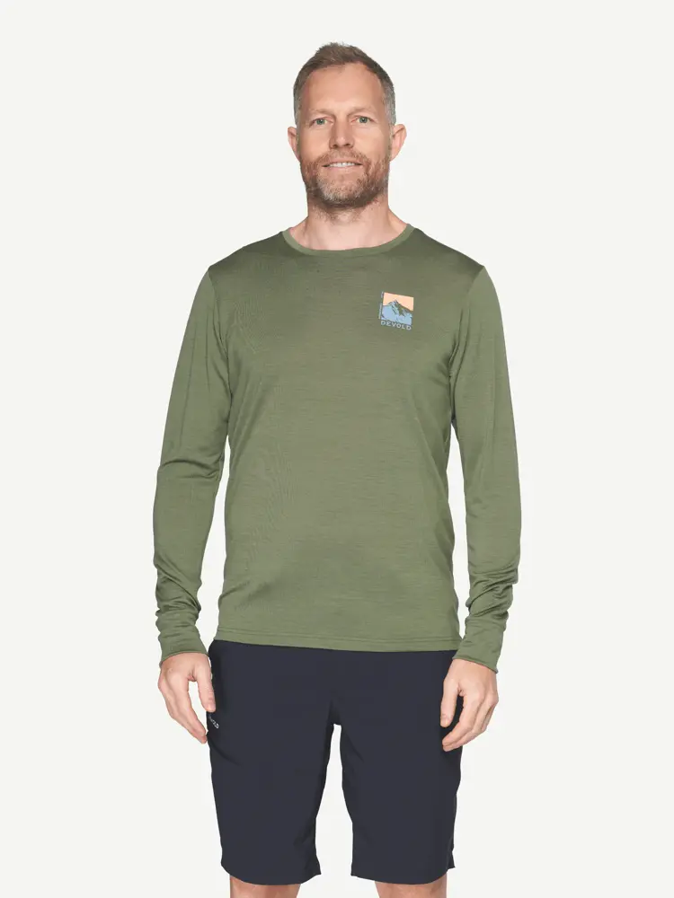 Devold Devold - Classic Summit Long Sleeves Herre - Large - Grønn