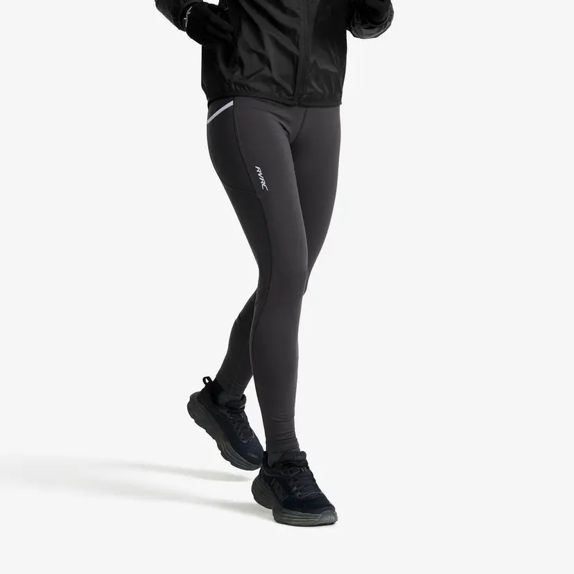RevolutionRace Sprint Winter Leggings Dame Anthracite