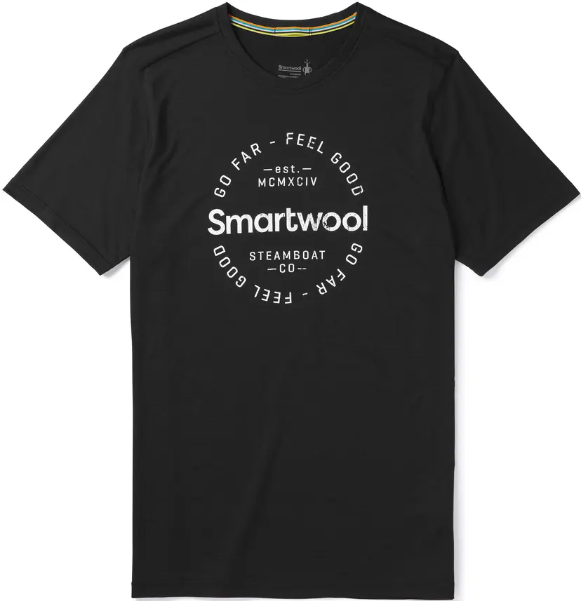 SmartWool Smartwool M MS150 Go Far Feel Good Tee Black