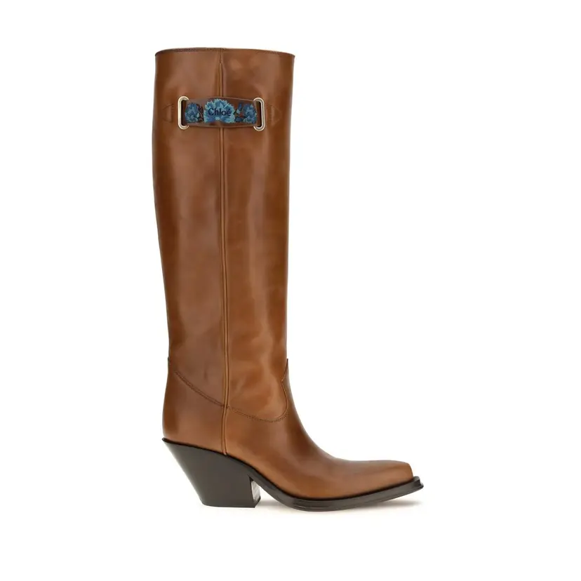 Chloé Chloé Cowboy/biker støvler – Brun