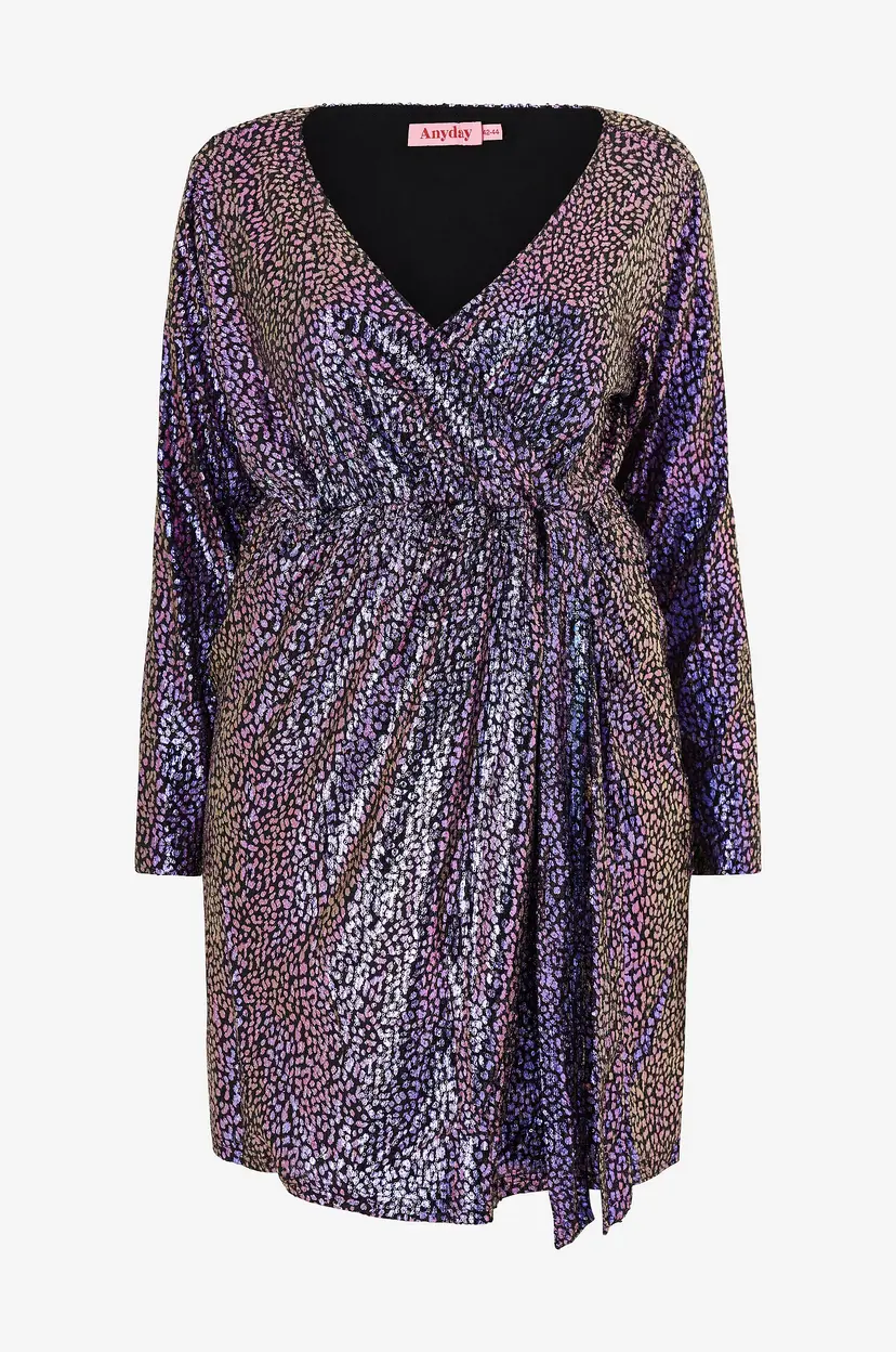 Anyday Omslagskjole Louroes 155 - Dress - Lilla