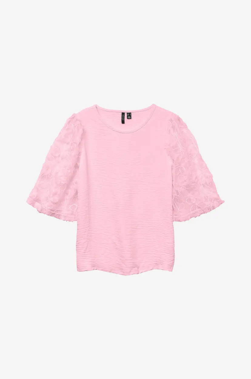 Vero Moda Topp vmNina 2/4 Top Jrs - Rosa