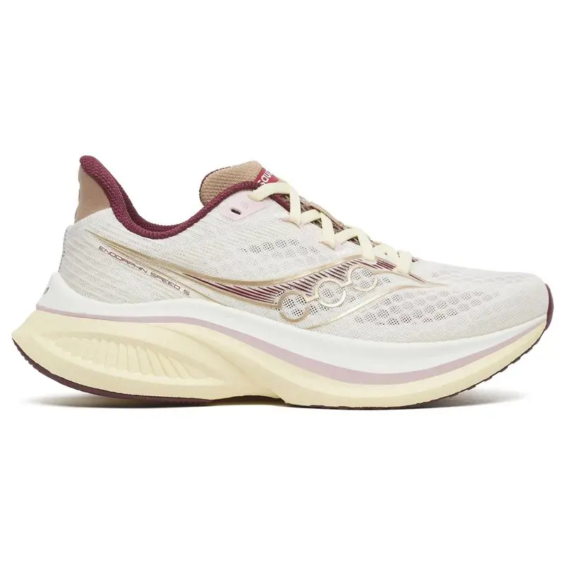 Saucony Saucony Endorphin Speed 5 Ivory/Maroon
