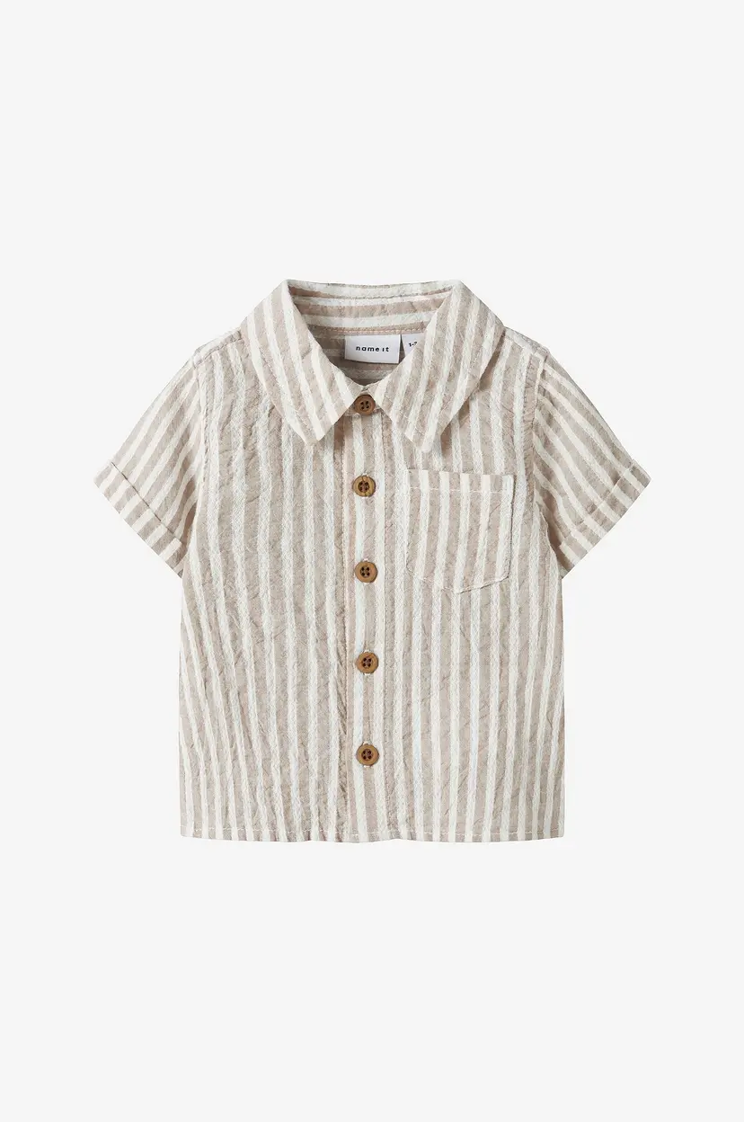 Name it baby Skjorte nbmFedenis SS Shirt - Grå