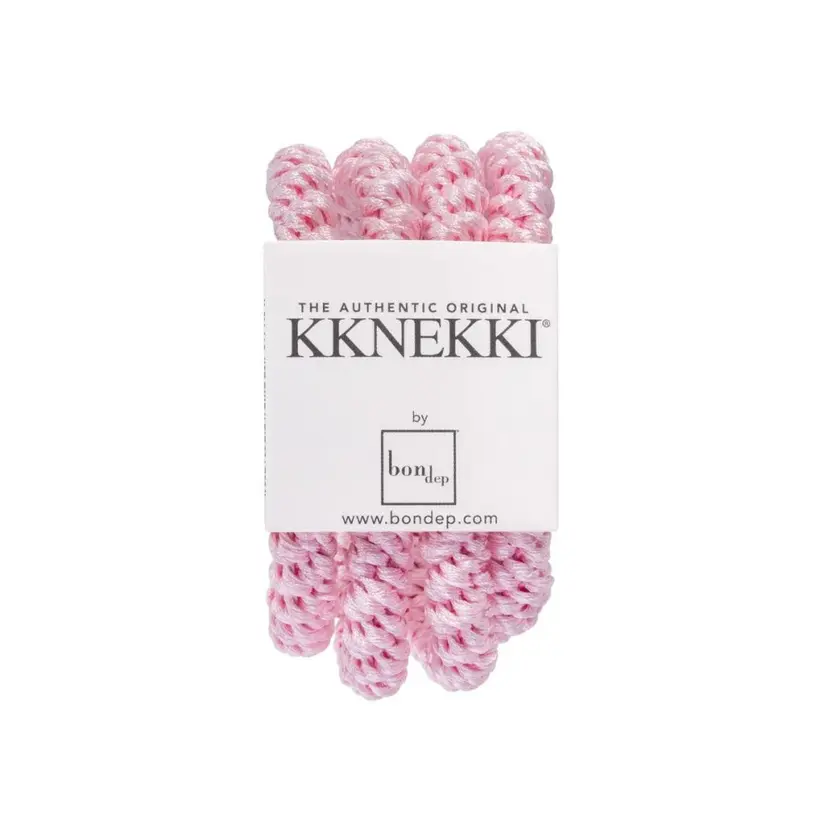 Kknekki Kknekki - Hårstrikk 4 pk Bundle 26 Rosa