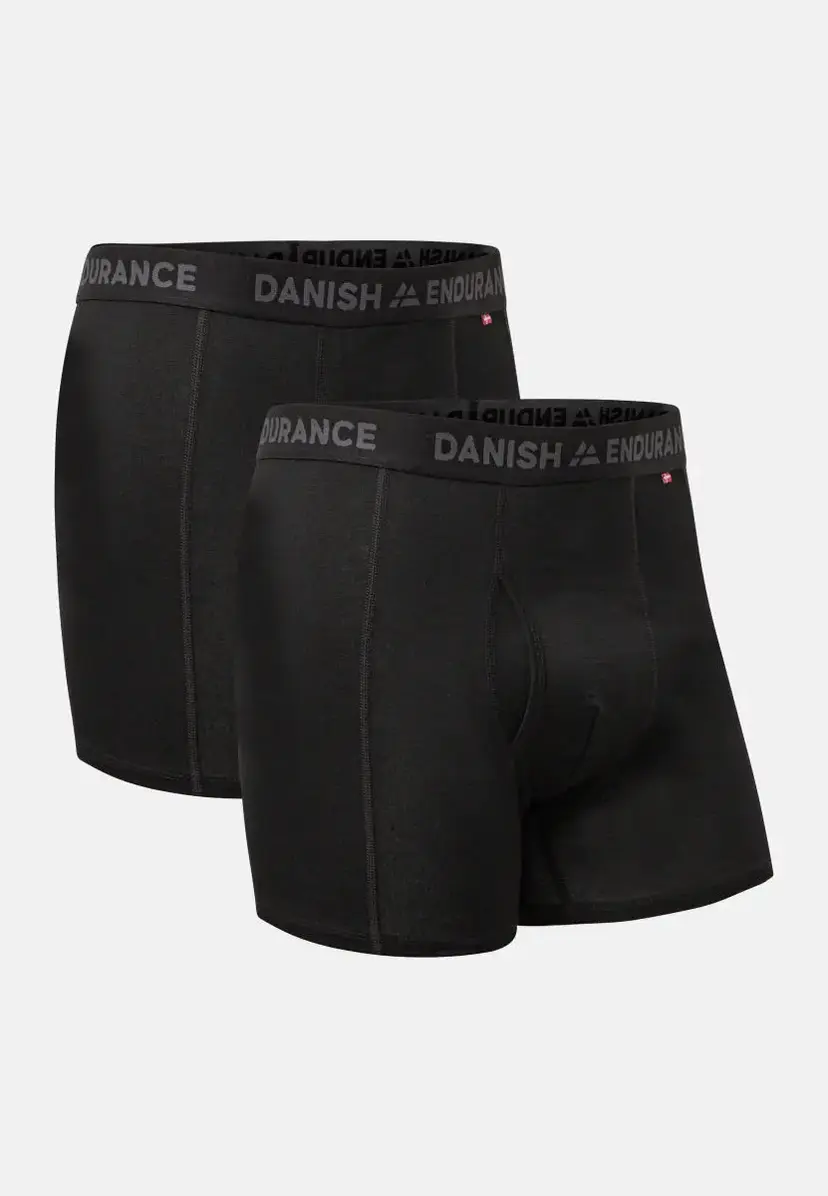 DANISH ENDURANCE DANISH ENDURANCE Merino Boxershorts, Sort, 2XL