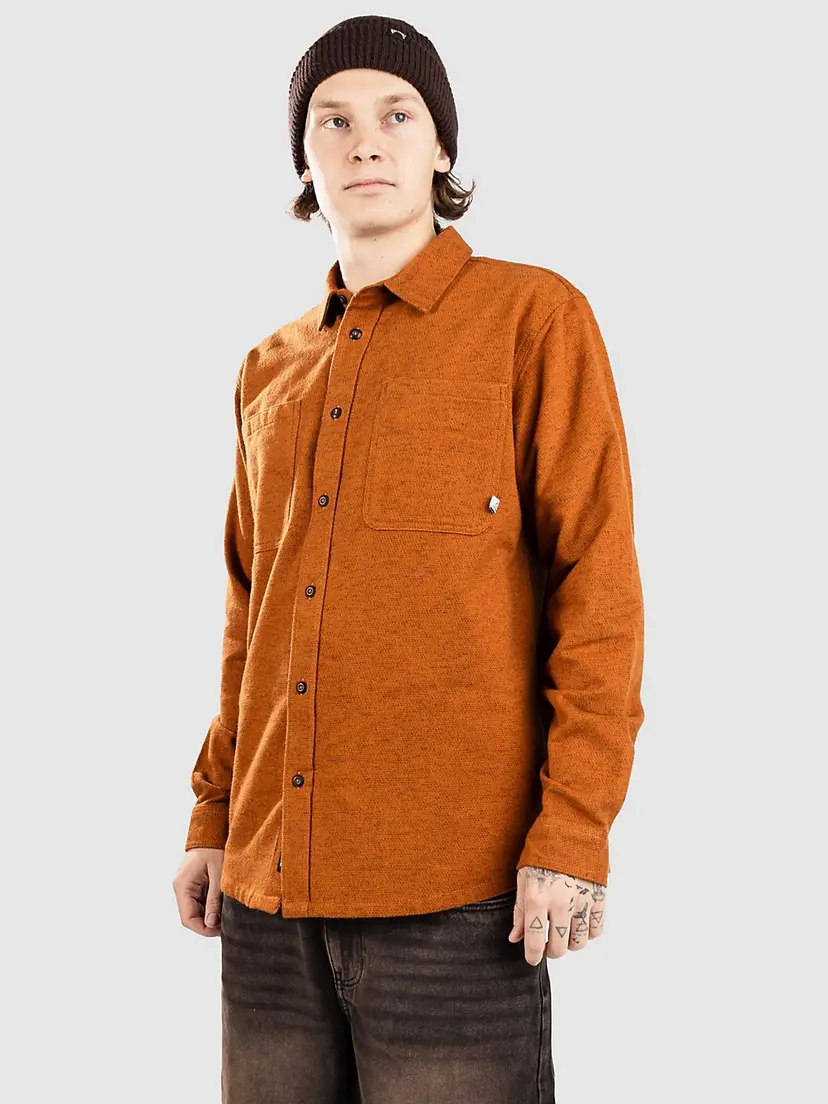 Passenger Passenger Backcountry Flannel Skjorte oransj