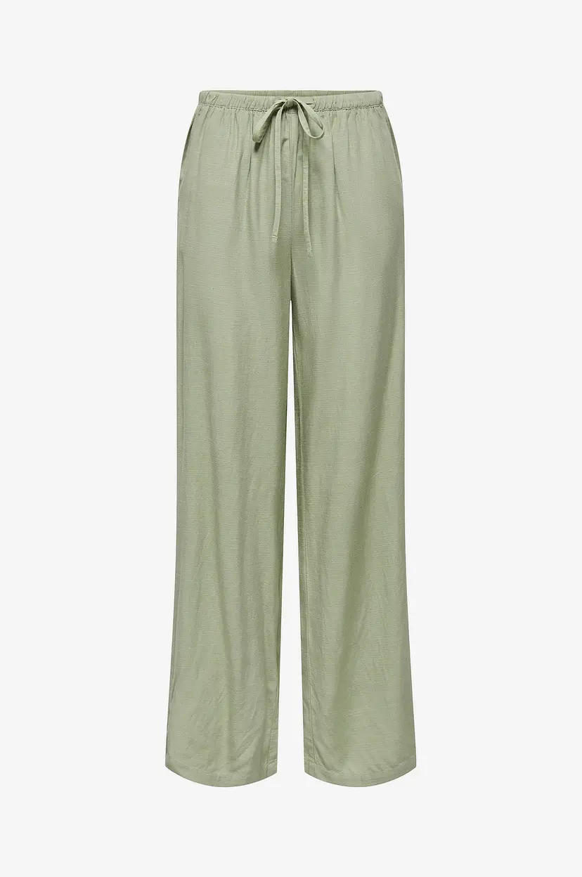 JDY Bukser Jdycaya Linen MW Pant Wvn Noos - Grønn