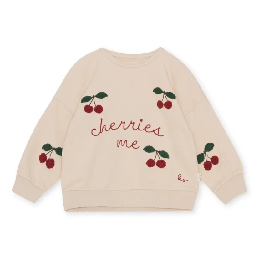 Konges Sløjd Konges Sløjd - Genser Lou Sweat Cherry/ French Oak