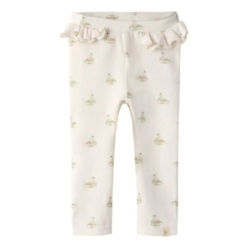 Lil`Atelier Lil'Atelier - Leggings Baby Gavo Pastel Parchment Swan