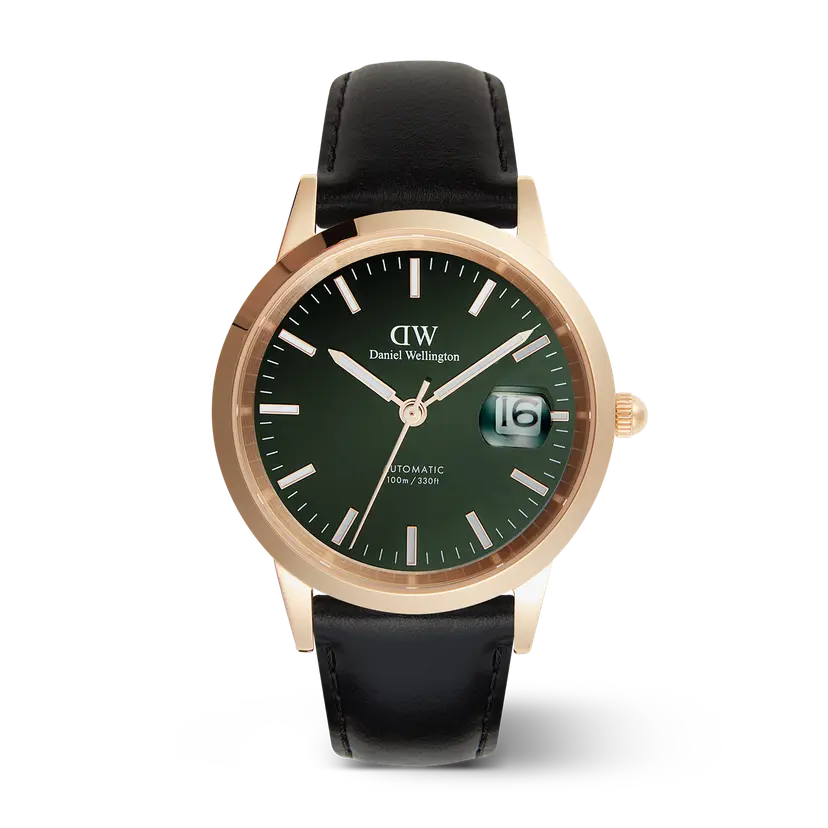 Daniel Wellington Rose Gold 40mm Watch Iconic Sheffield Automatic | DW