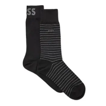 BOSS BOSS Strømper 2P RS Marc CC Socks Svart Str 39/42