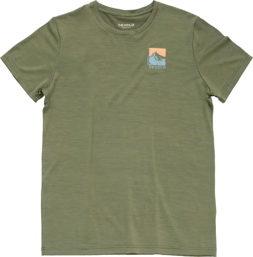 Devold Devold Men's Classic Summit Tee Lichen