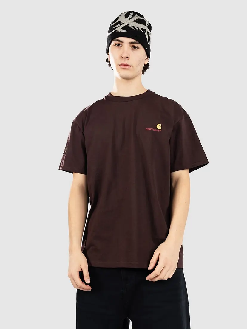 Carhartt Wip Carhartt WIP American Script T-skjorte brun