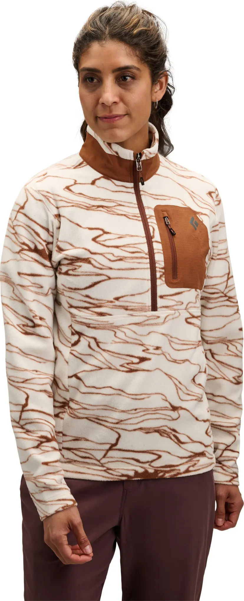 Black Diamond Black Diamond Women's Rift Hz Fleece Jacket Relief-chalk-clay
