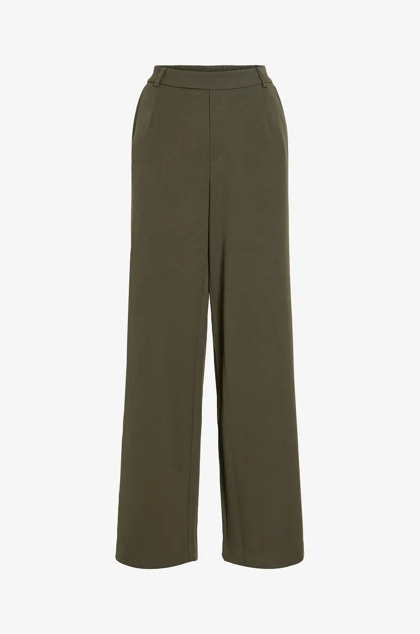 Vila Bukser viVarone HW Wide Pant - Grønn
