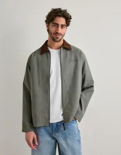 Woodbird Woodbird Wbpon Guan Work Jacket Skjortejakker Grå