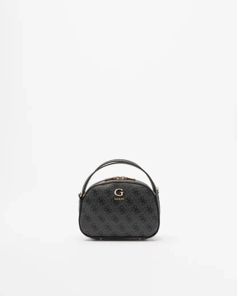 Guess Guess Coleen Logo Top Zip Black Crossbody bag