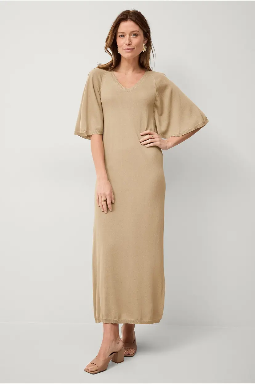 Ellos Collection Maxikjole Hanna - Beige