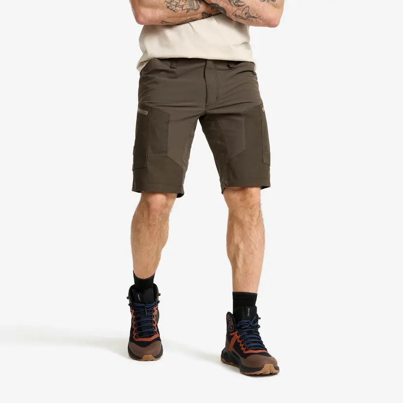 RevolutionRace RVRC GP Shorts Herre Moss Gray