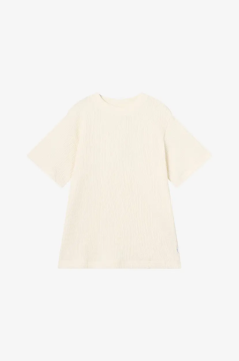 Grunt T-skjorte grAlf Waffle SS Tee - Beige