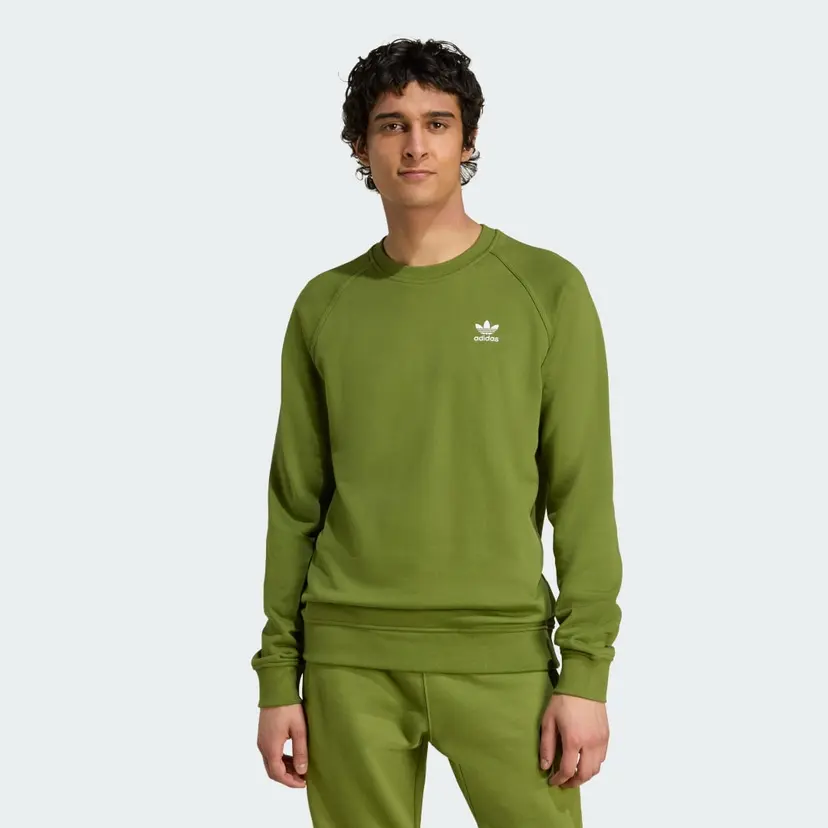 Adidas Trefoil Essentials French Terry Crew Genser