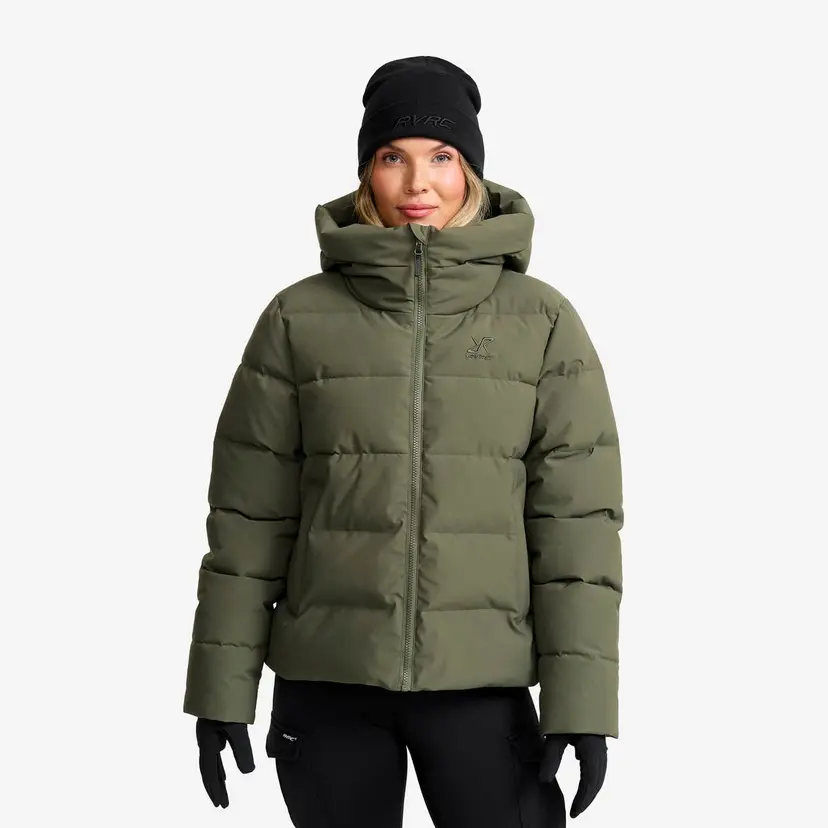 RevolutionRace Voight Puffer Jacket Dame Kambaba Green