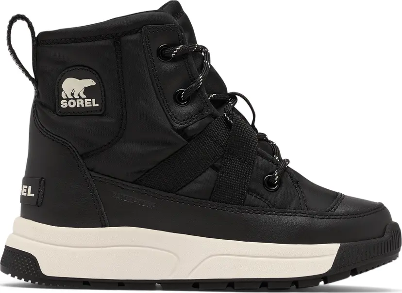 Sorel Sorel Youth Whitney™ III Mid Waterproof Black, Sea Salt