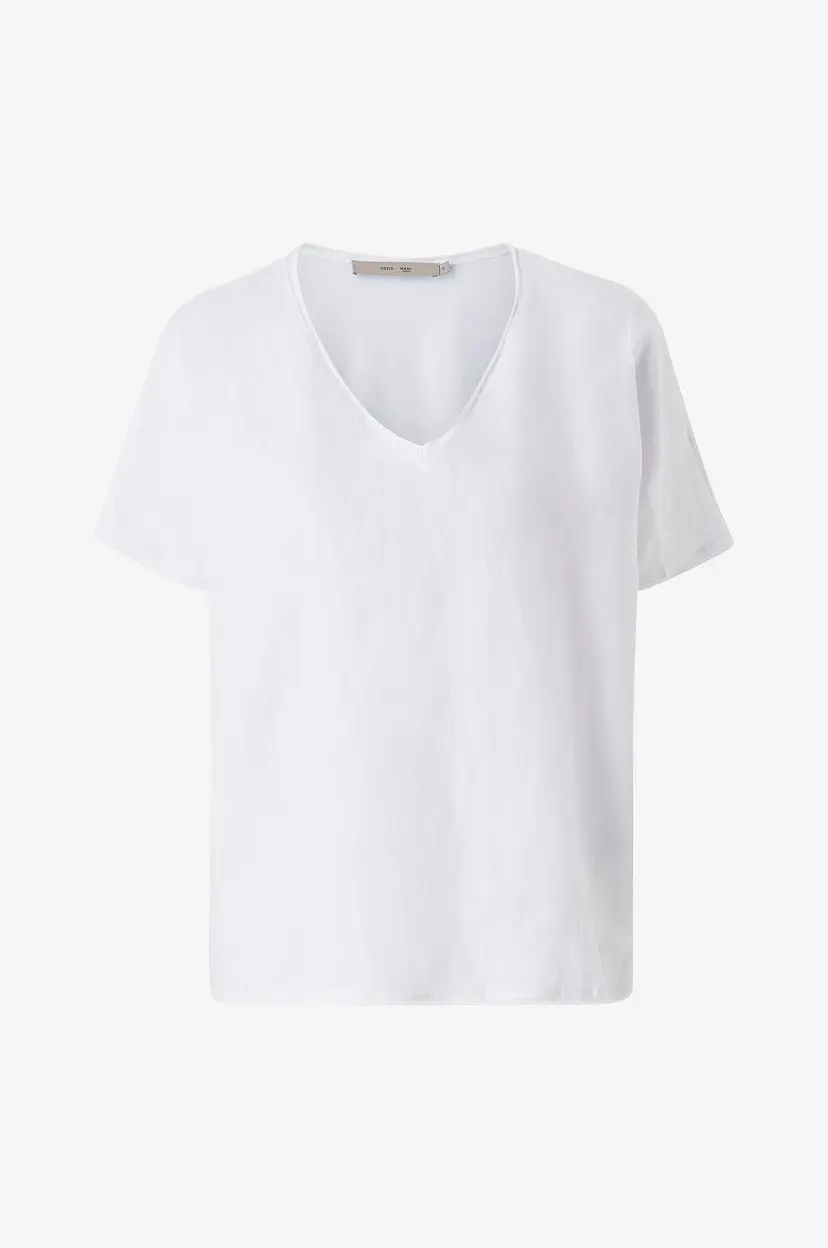 Costamani Linbluse Comfy Blouse - Hvit