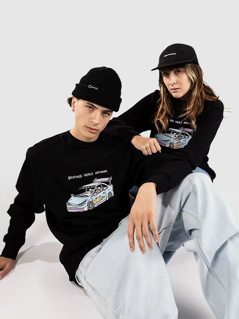 Brother Merle Brother Merle Racer Genser svart