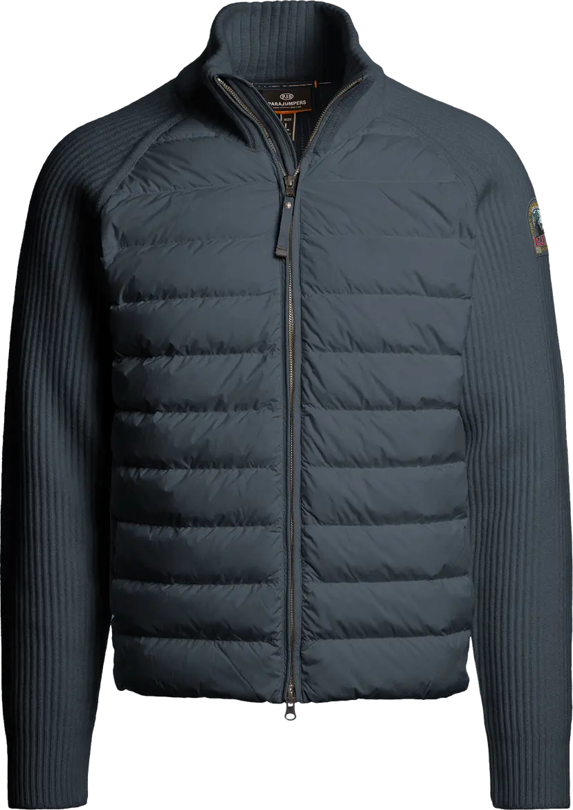 Parajumpers Parajumpers Men's Olmo Hybrid Cardigan Nine Iron