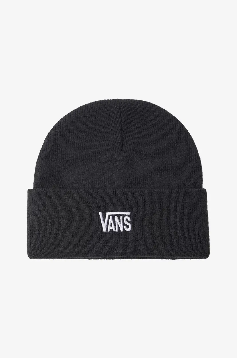 Vans Lue Stretch Logo Tall Cuff Beanie - Svart