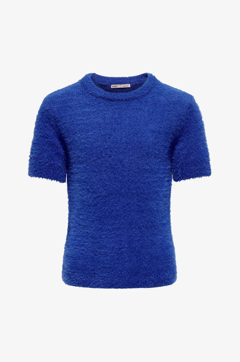 Kids Only Topp kogPiumo S/S O-neck Top Knt - Blå