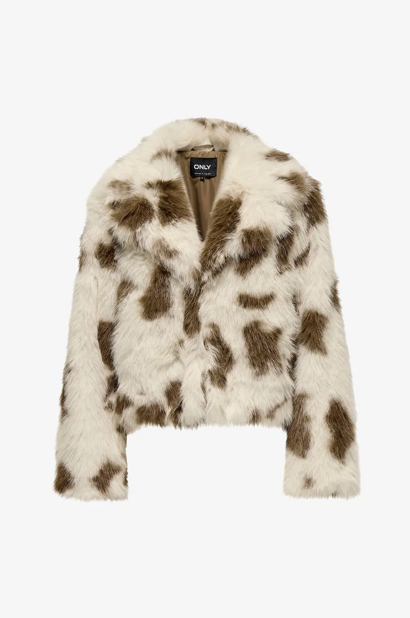 ONLY Jakke i fuskepels onlJamie Faux Fur CC Otw - Hvit
