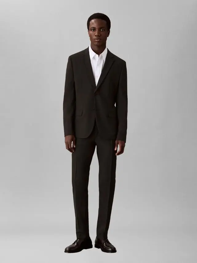 Calvin Klein ITALIAN WOOL BLEND SLIM TROUSER