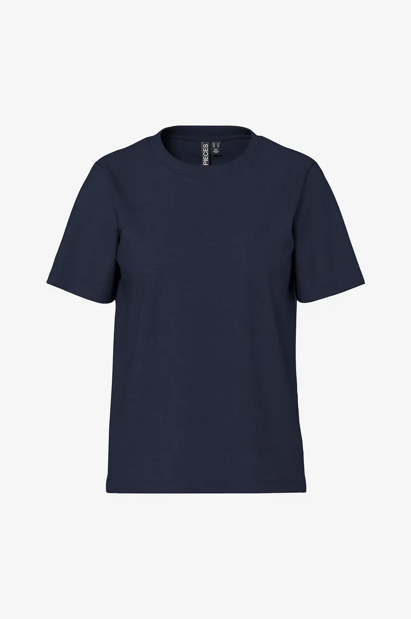 Pieces T-skjorte pcRia SS Solid Tee - Blå