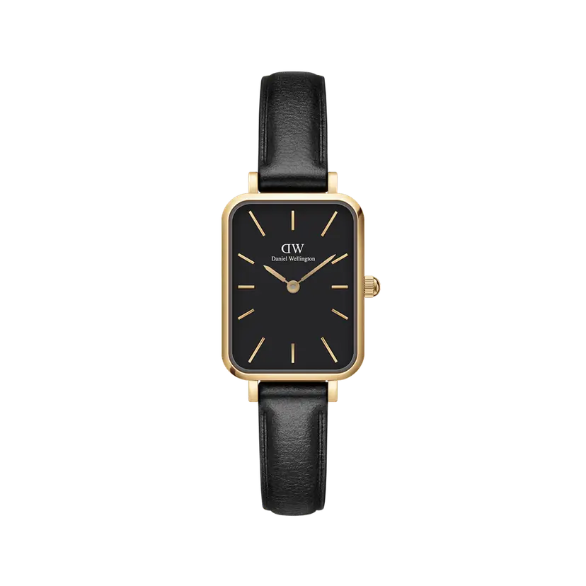 Daniel Wellington Gold 20x26mm Watch Quadro Pressed Sheffield Black | DW