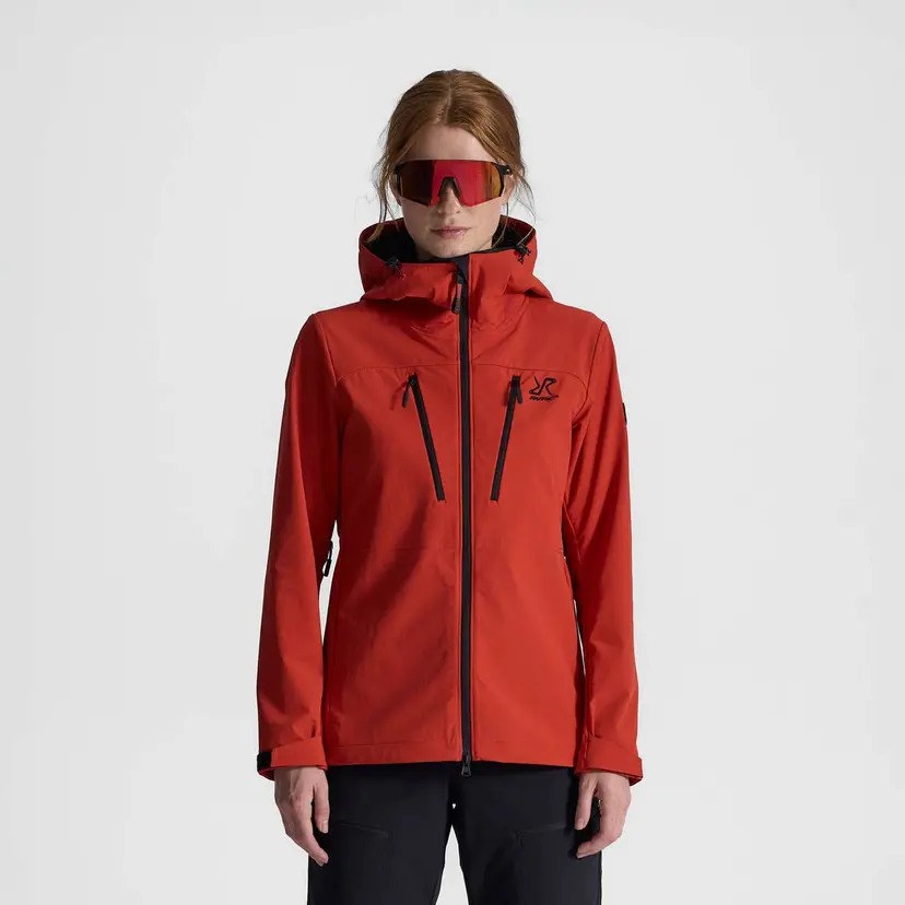 RevolutionRace Ultra Trekk-touring Jacket Dame Aura Red