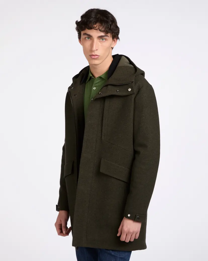 AT.P .CO AT.P .CO A333CALIX Green Overcoat