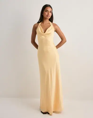 Nelly Nelly - Gul - Halter Bow Dress