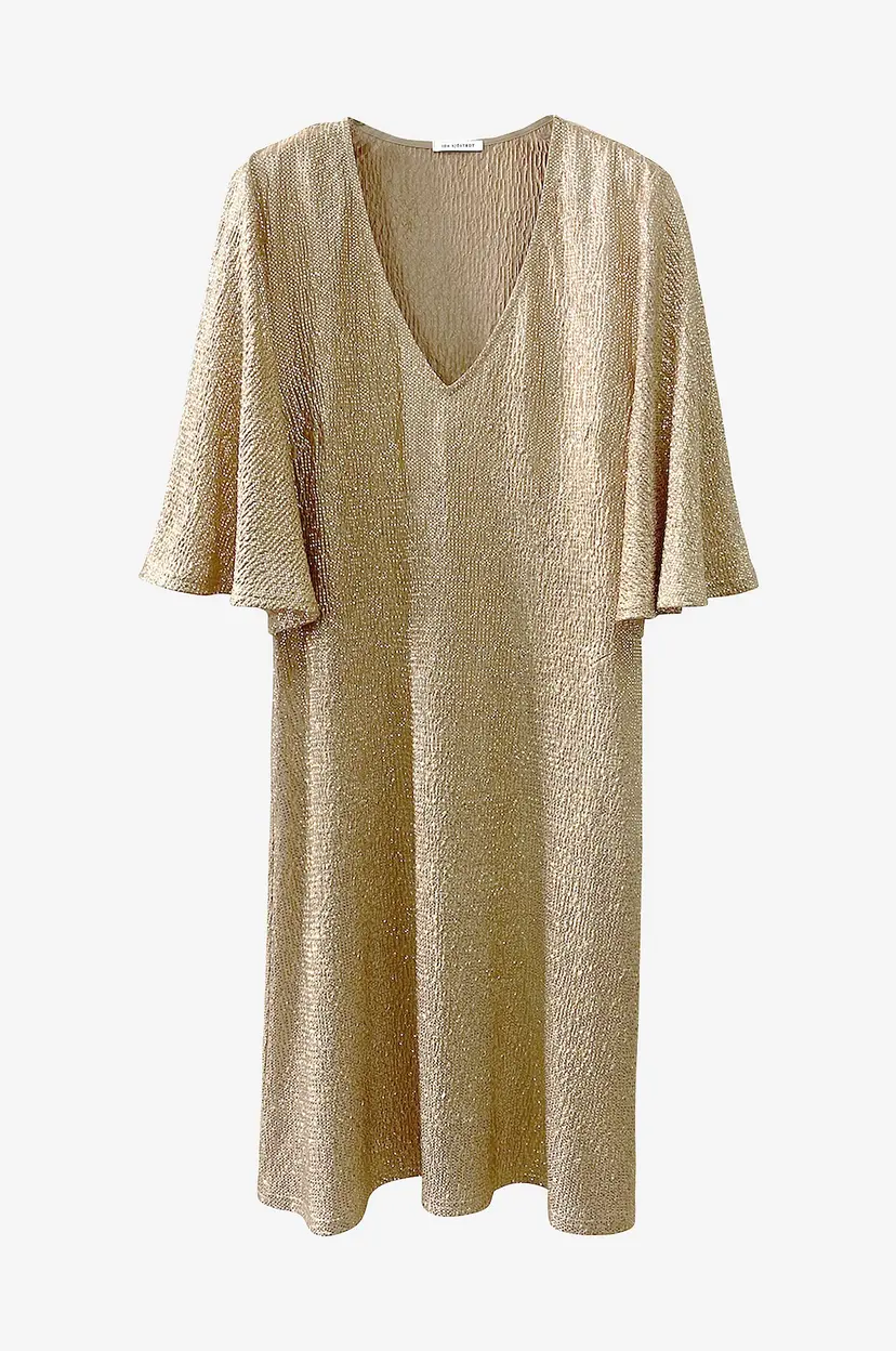 Ida Sjöstedt Kjole 279 Beanie Dress - Gull