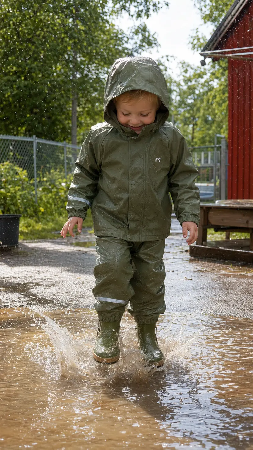 NAME IT Regntøy sett "DRY RAIN" Thyme