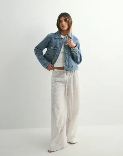 Nelly Nelly - Blå - Denim Pocket Jacket