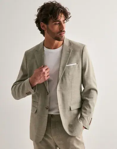 Selected Men Selected Men Slhslim-Oasis Linen Blz Noos Blazere Beige
