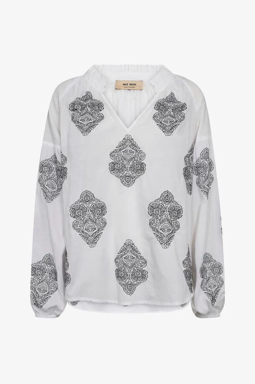 Mos Mosh Bluse mmAshi Voila Blouse - Hvit