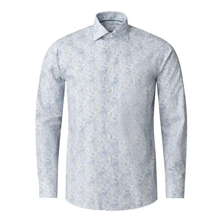ETON Motif Signature Twill Shirt