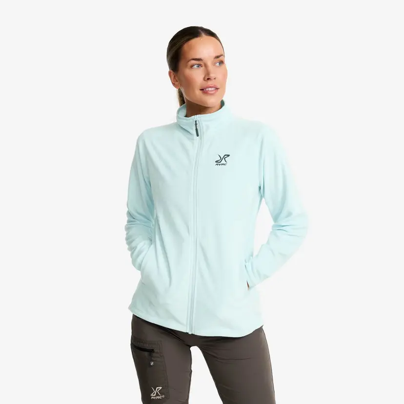 RevolutionRace Hiker Full-zip Fleece Dame Delicate Blue