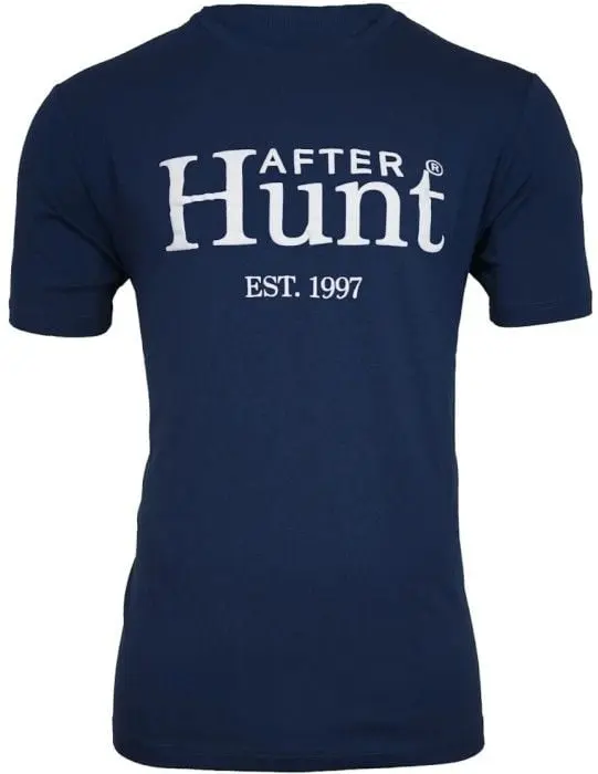 After Hunt After Hunt Logo T-Shirt Dark Blue