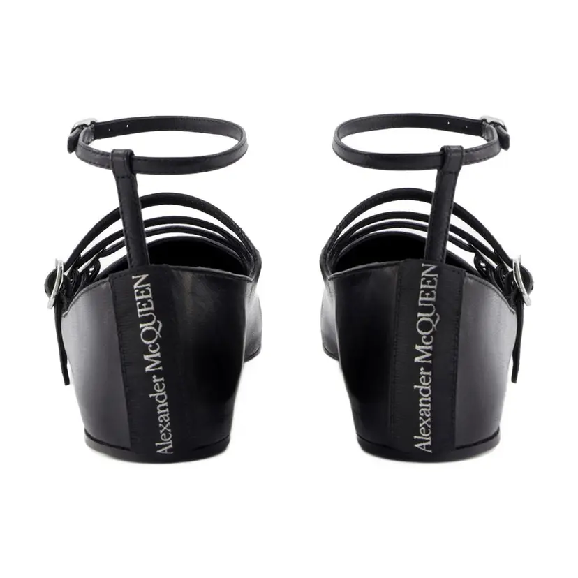 Alexander McQueen Alexander McQueen Ballerinasko – Svart
