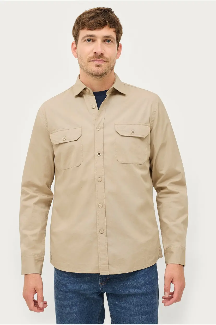 Ellos Collection Skjorte Ace - Natur